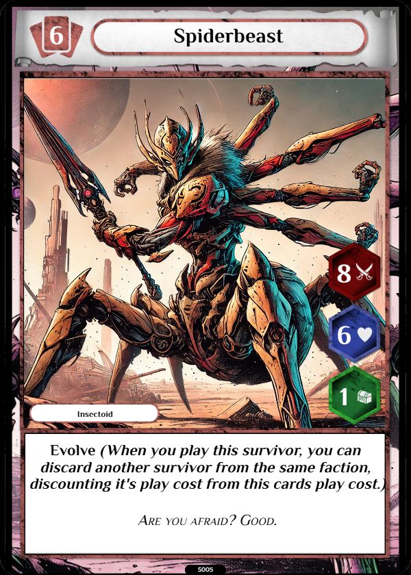 Insectoid sample card 2