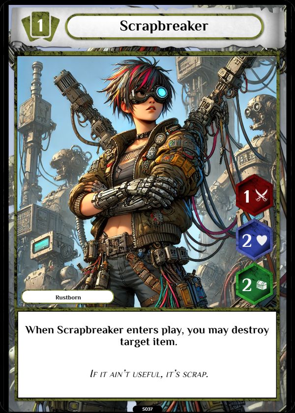 Rustborn sample card 2