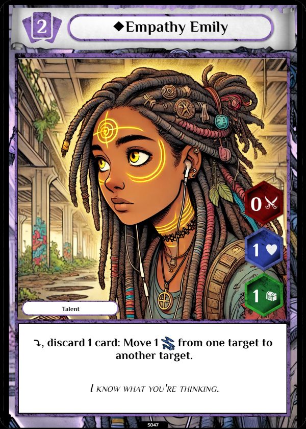 Talent sample card 2