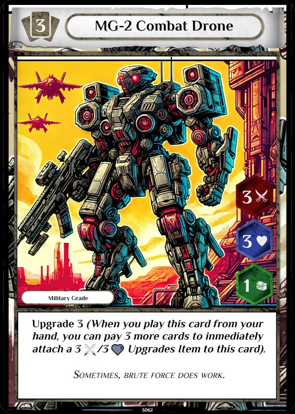 Military Grade sample card 1