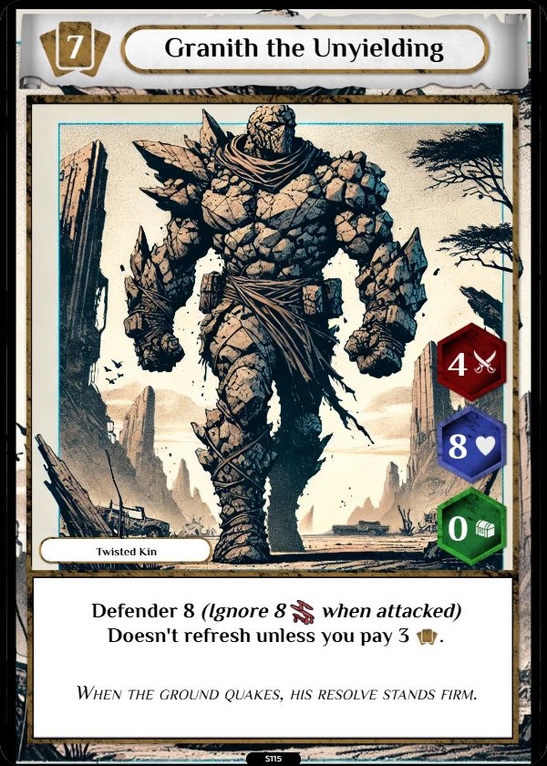 Twisted Kin sample card 2