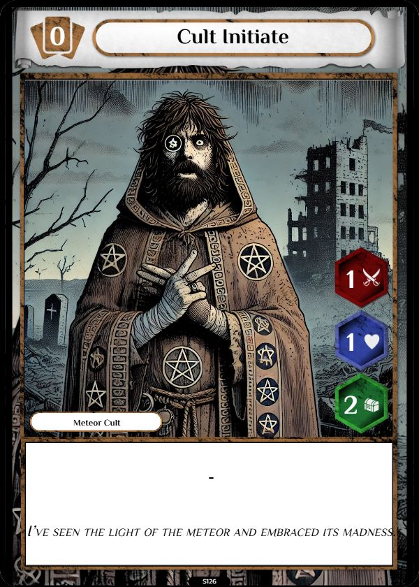 Cultist sample card 1